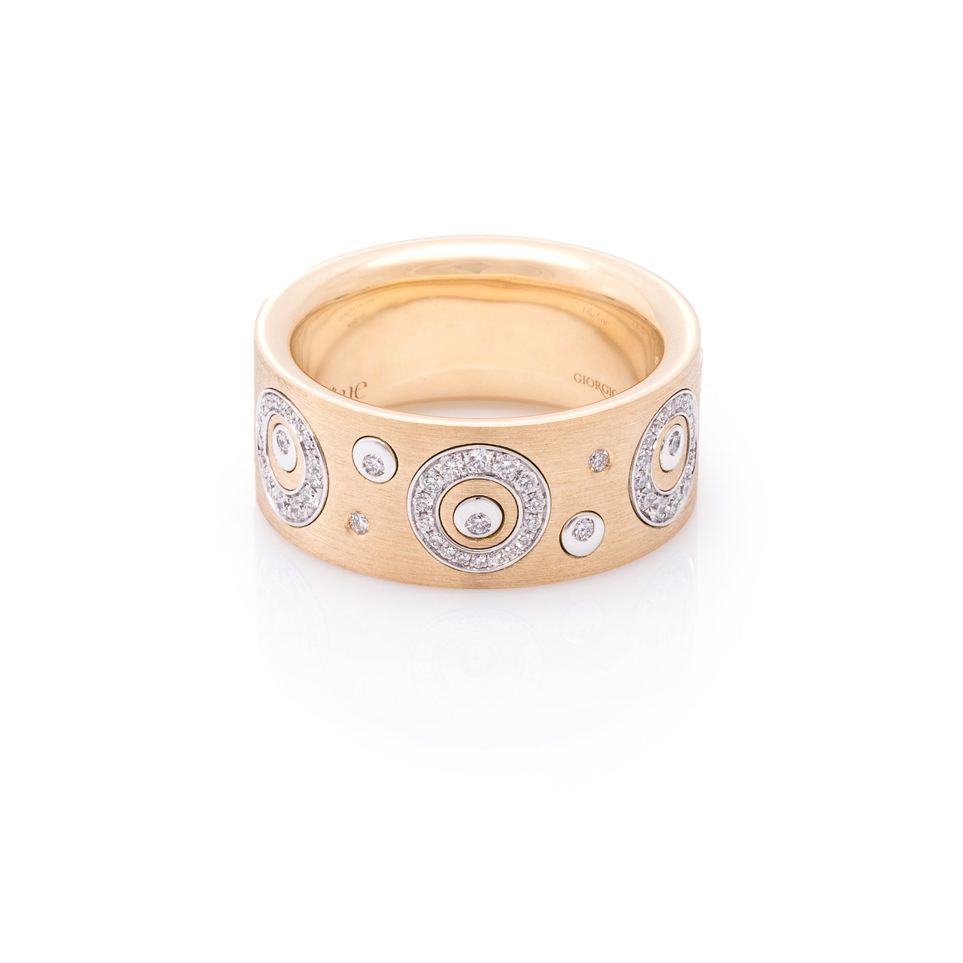 18 Karaat roségouden ring met briljant