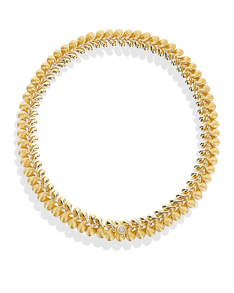Geelgouden collier ''Transformista''