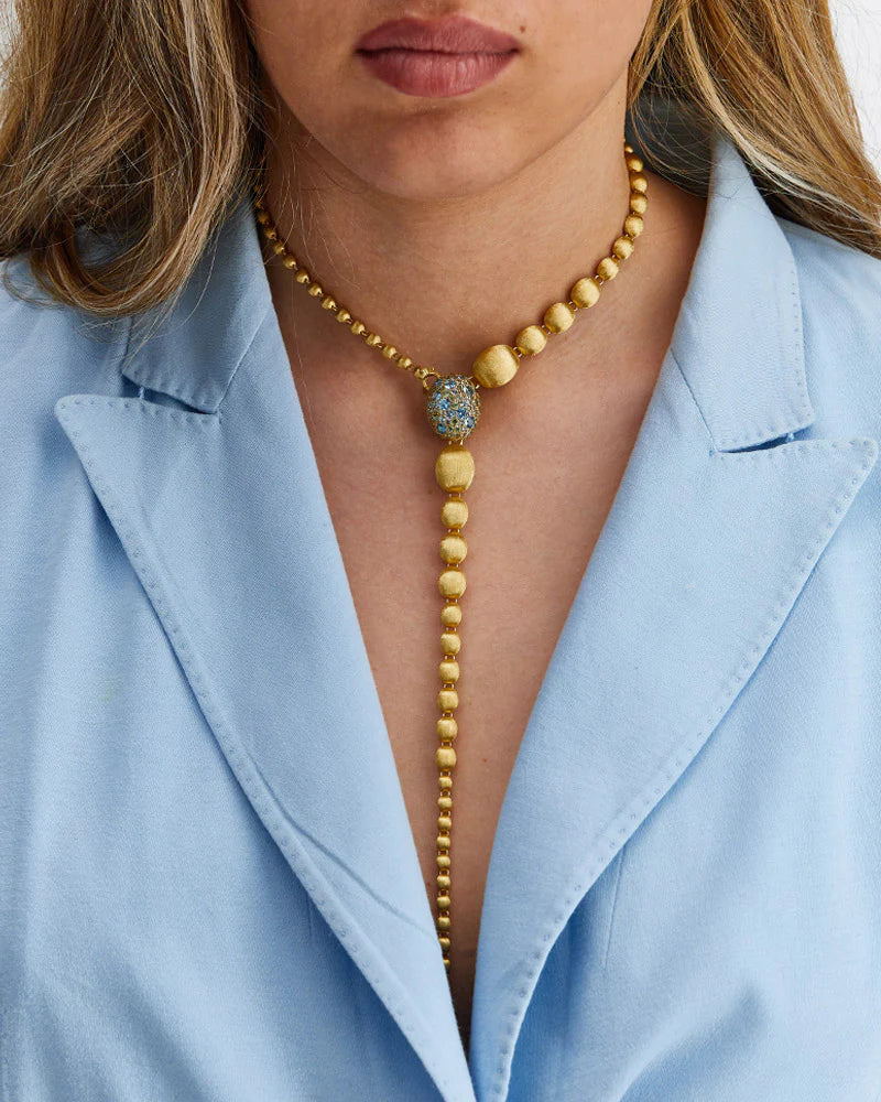 Geelgouden reverso collier ''Reverse''