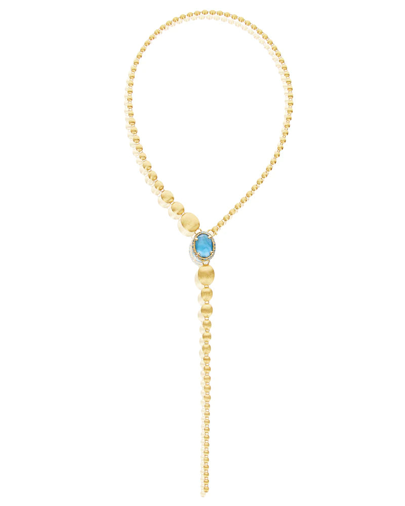 Geelgouden reverso collier ''Reverse''