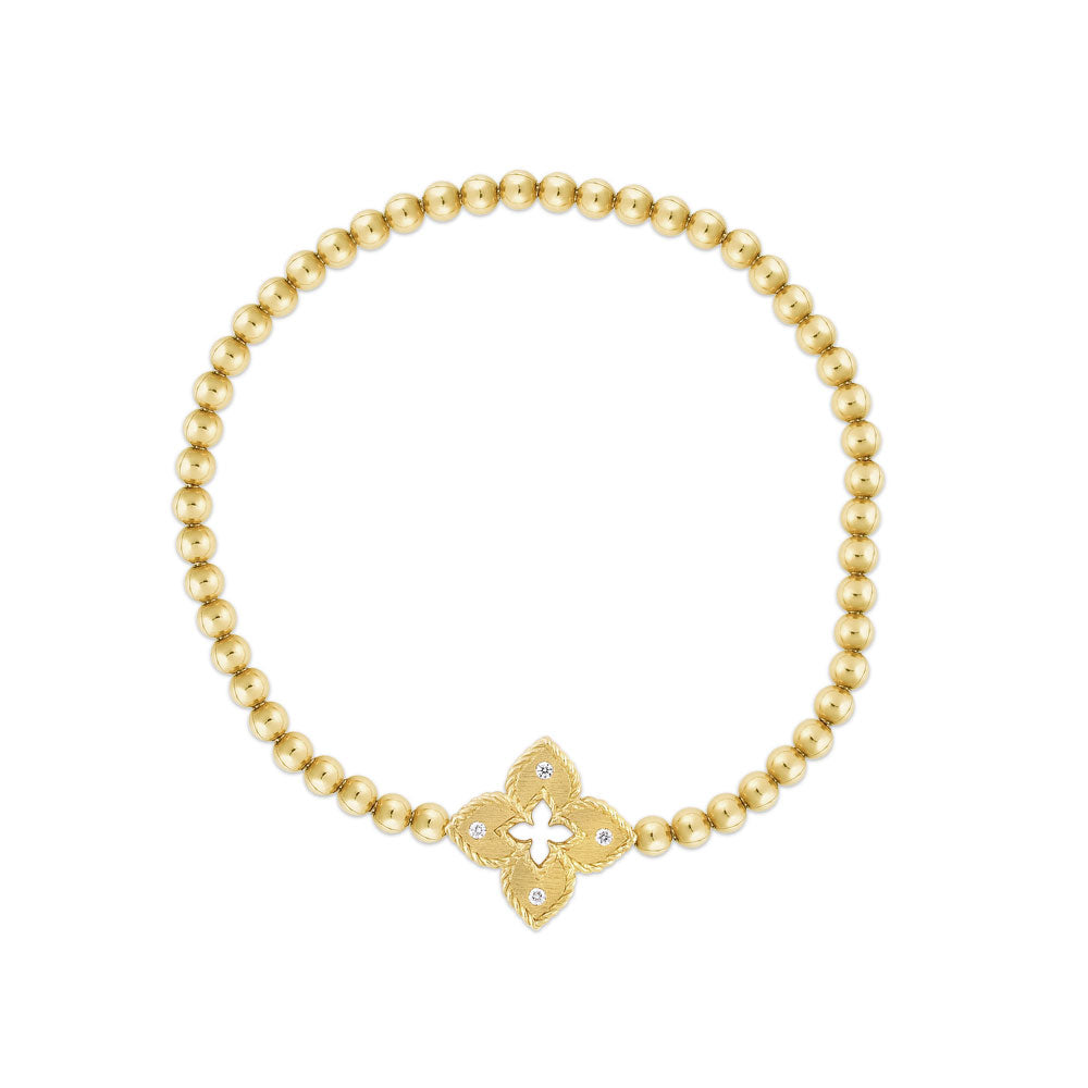 Gelbgoldarmband mit Diamant „Venetian Princess, Flex“