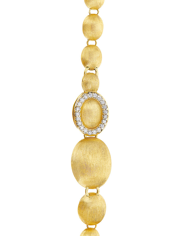 Geelgouden armband met diamant ''Ivy' vergroting van diamanten