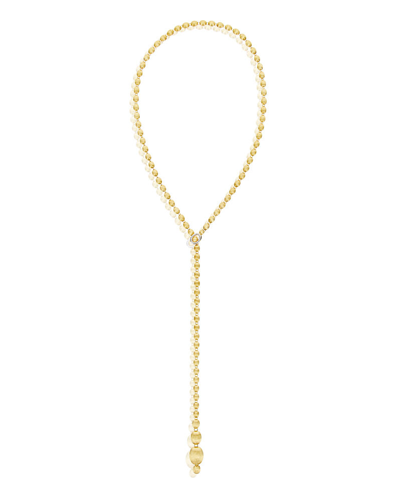 geelgouden collier met diamant ''Ivy''