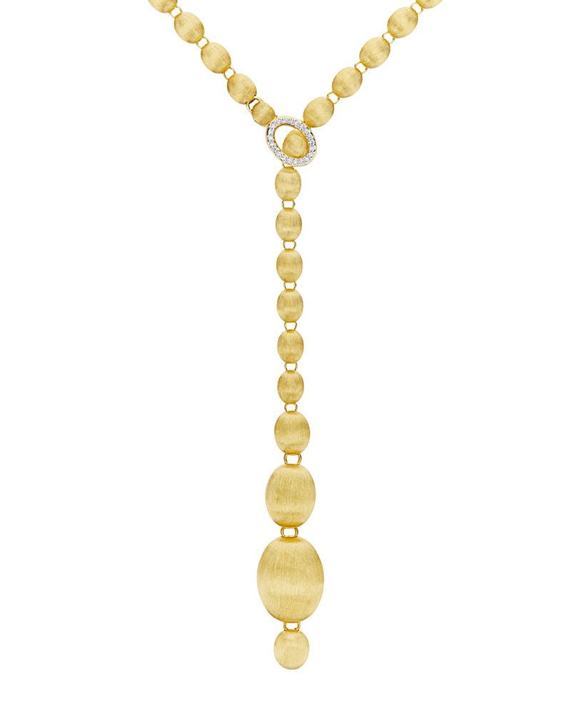 geelgouden collier met diamant ''Ivy''