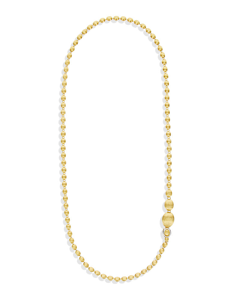 geelgouden collier met diamant ''Ivy''