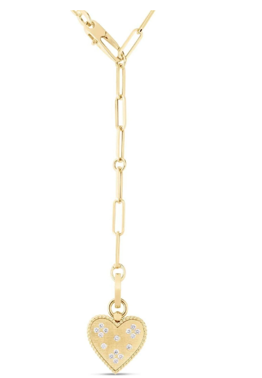 GEELGOUDEN COLLIER MET DIAMANT ''PRINCESS FLOWER''