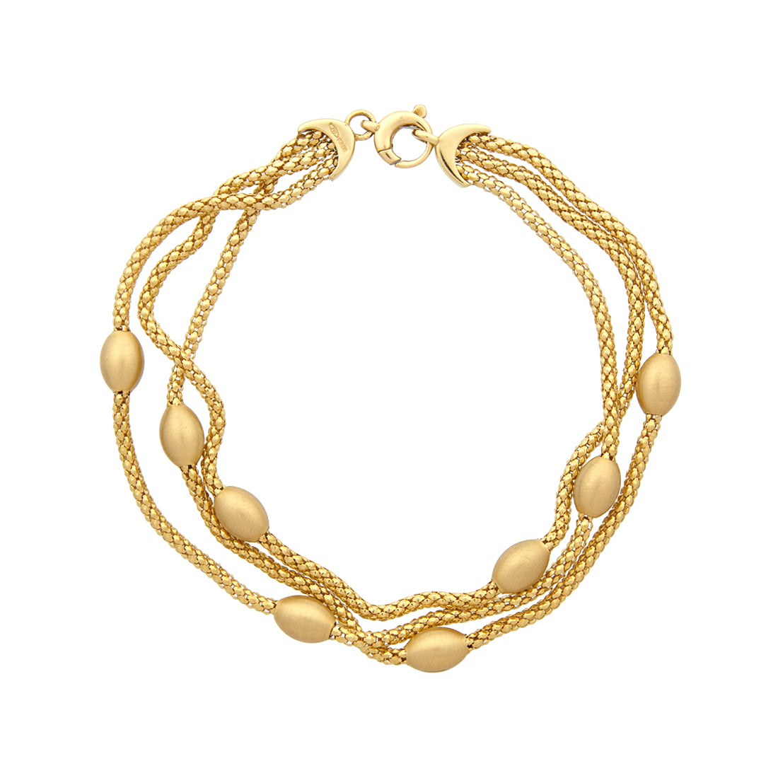 Geelgouden fantasie armband