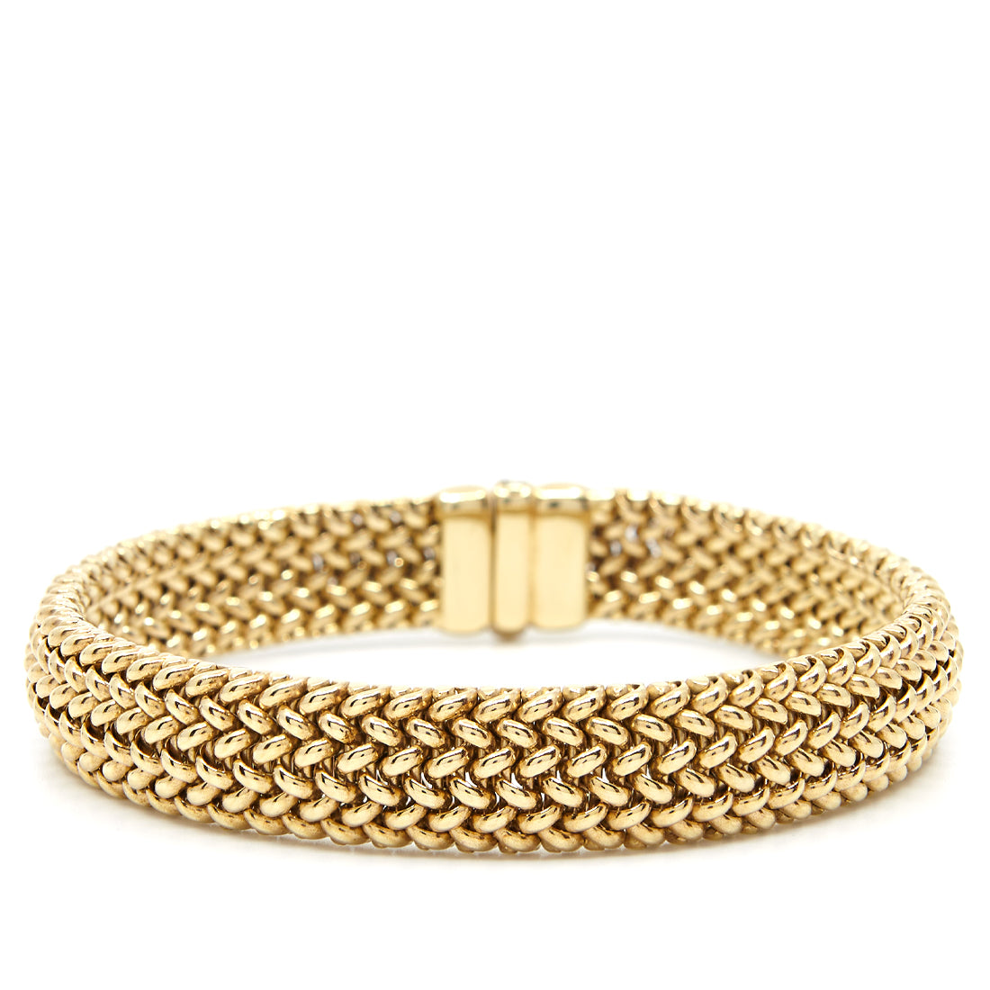 Milanaise-Armband aus Gelbgold