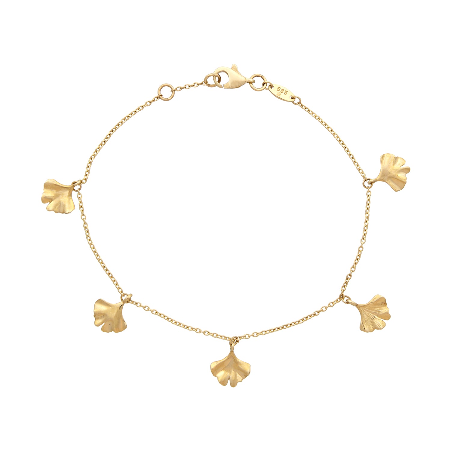 Geelgouden bedelarmband