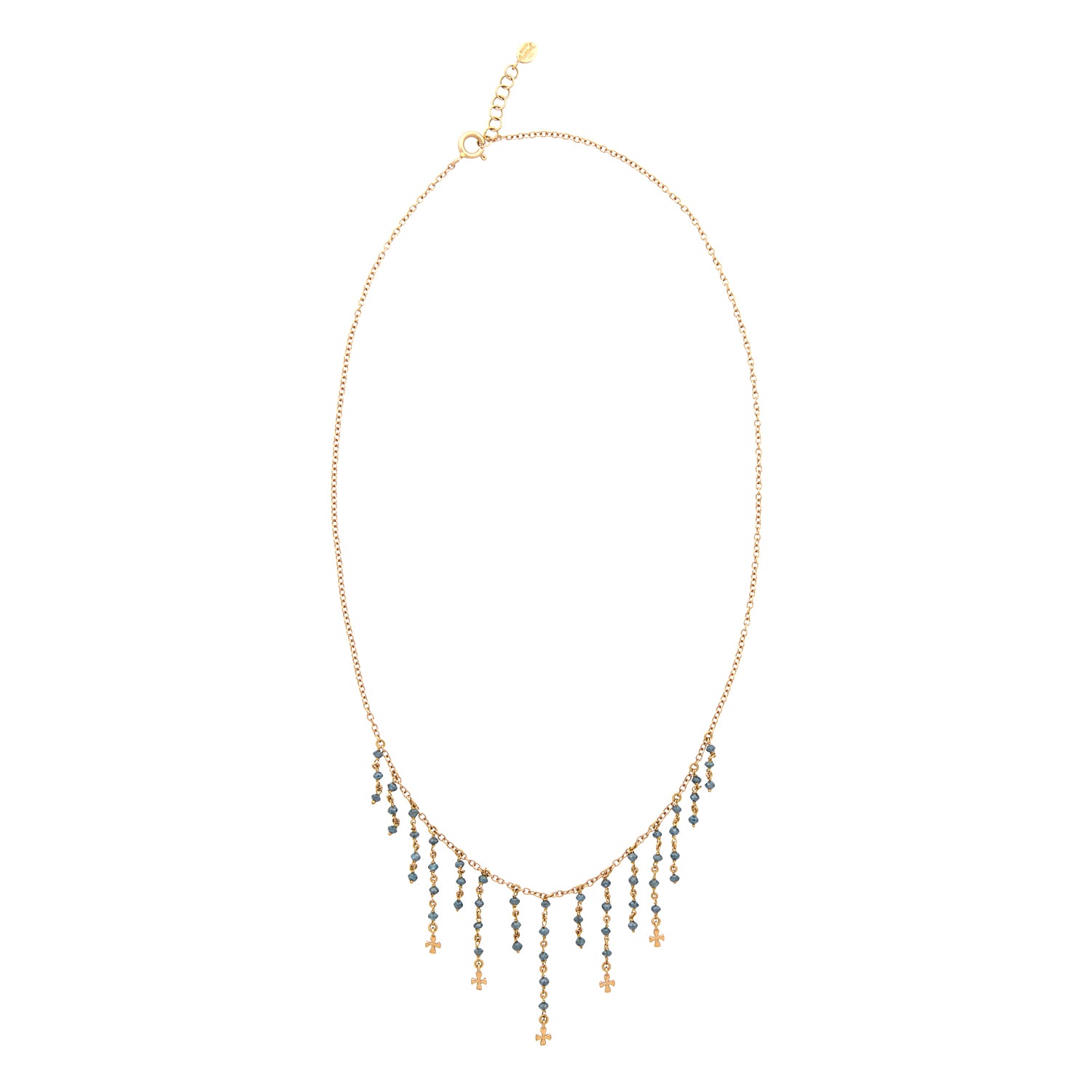 ROSÉGOUDEN COLLIER MET DIAMANT