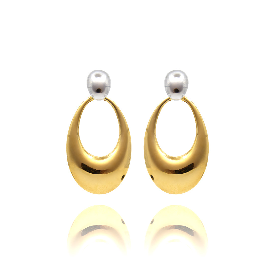 Bicolor earrings