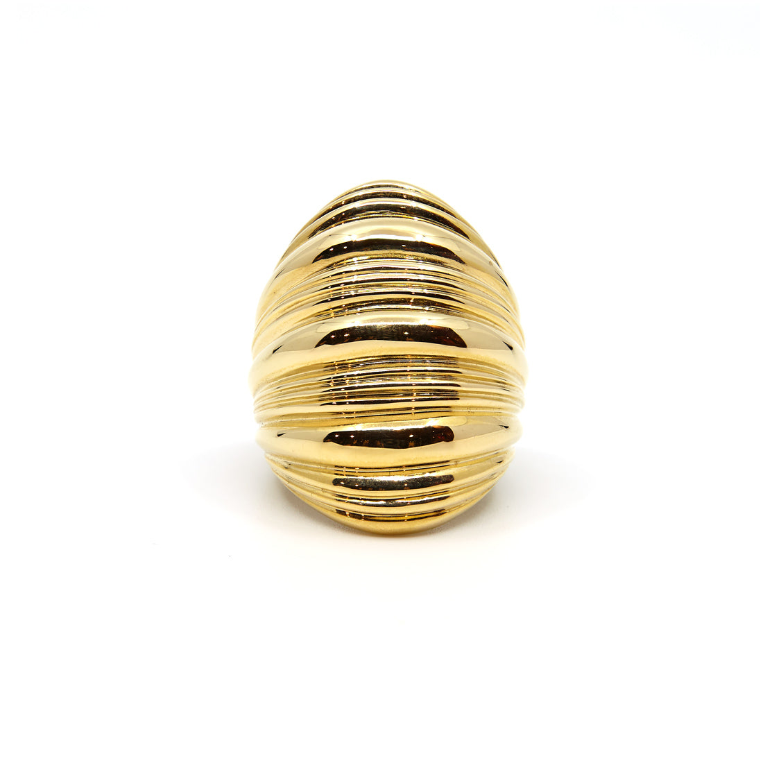 Geelgouden massieve ring