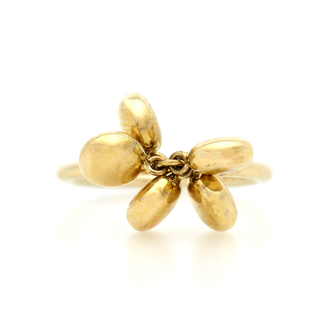 Geelgouden fantasie ring