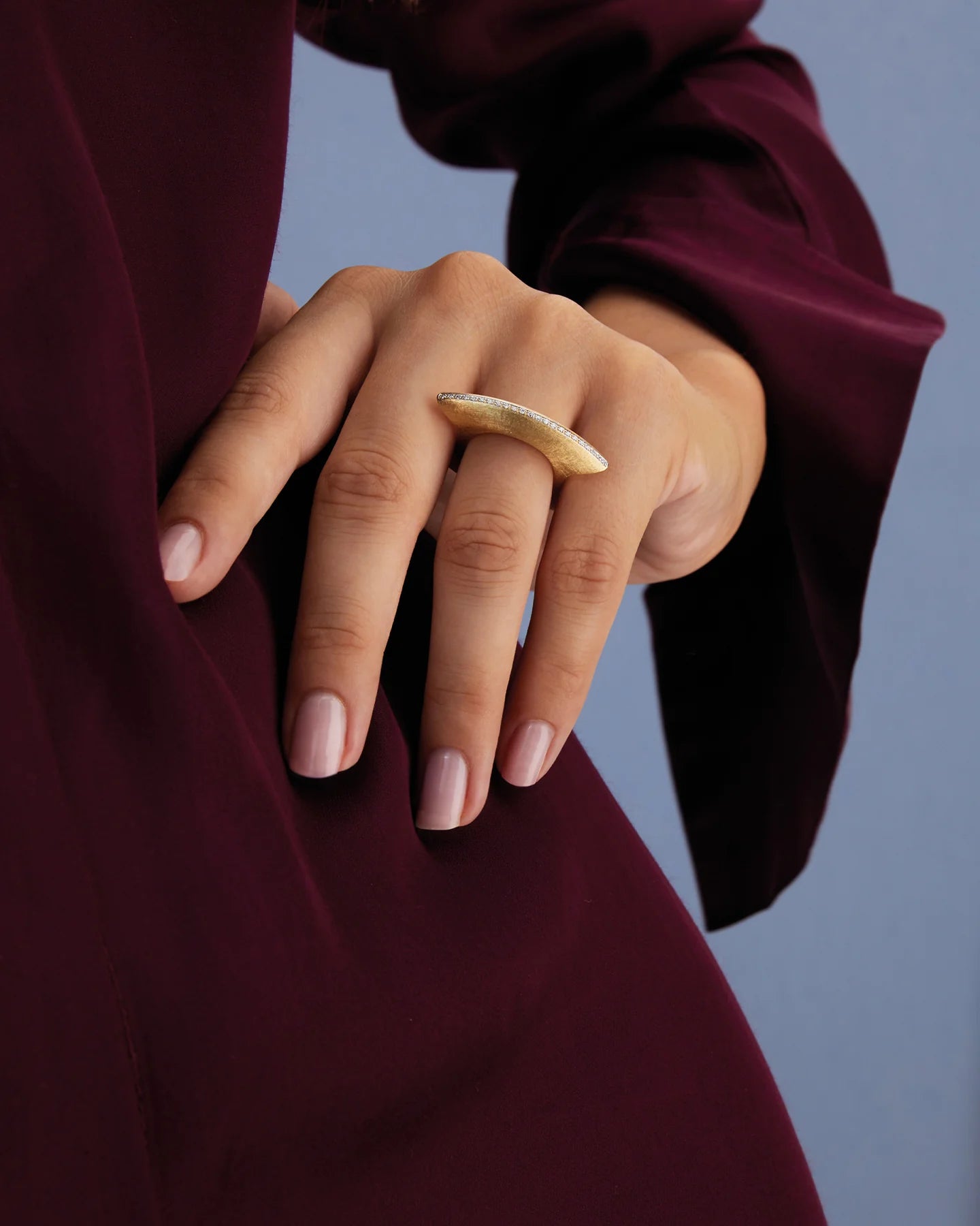 Geelgouden ring met diamant ''Libera Icon''