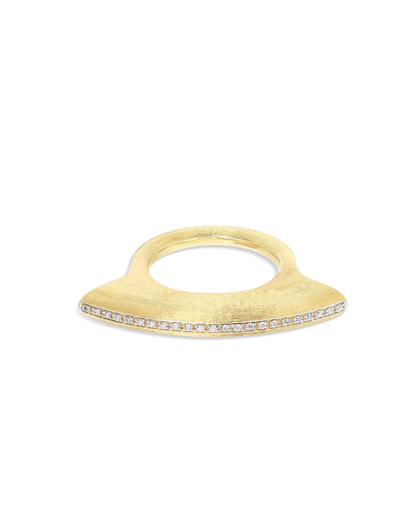 Geelgouden ring met diamant ''Libera Icon''