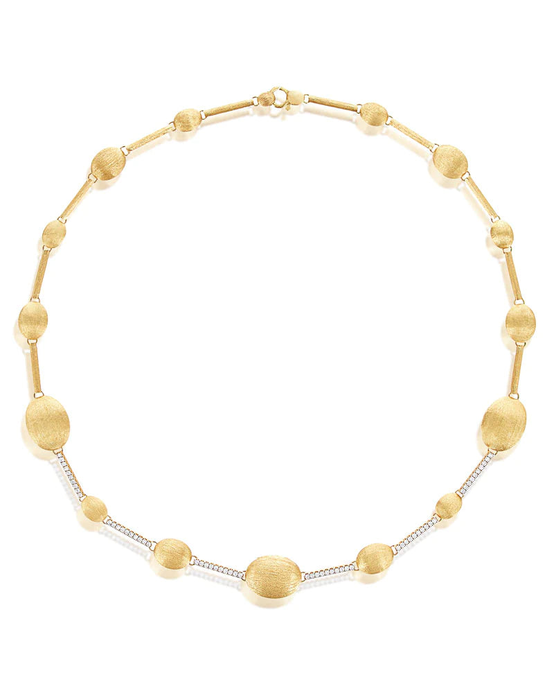 Gelbgold-Halskette mit Diamant „Aria“