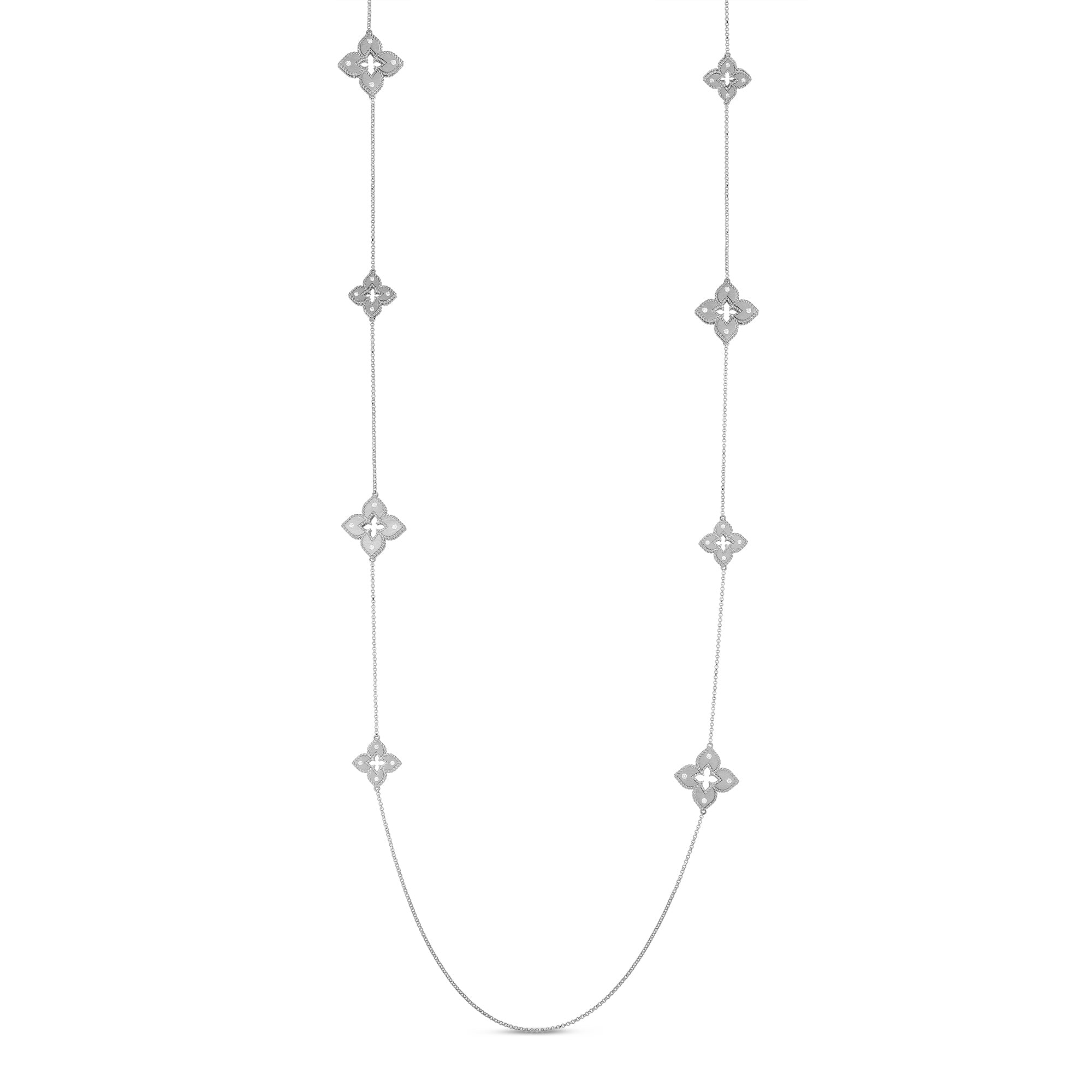 white gold necklace with diamond ''Venetian Princess''