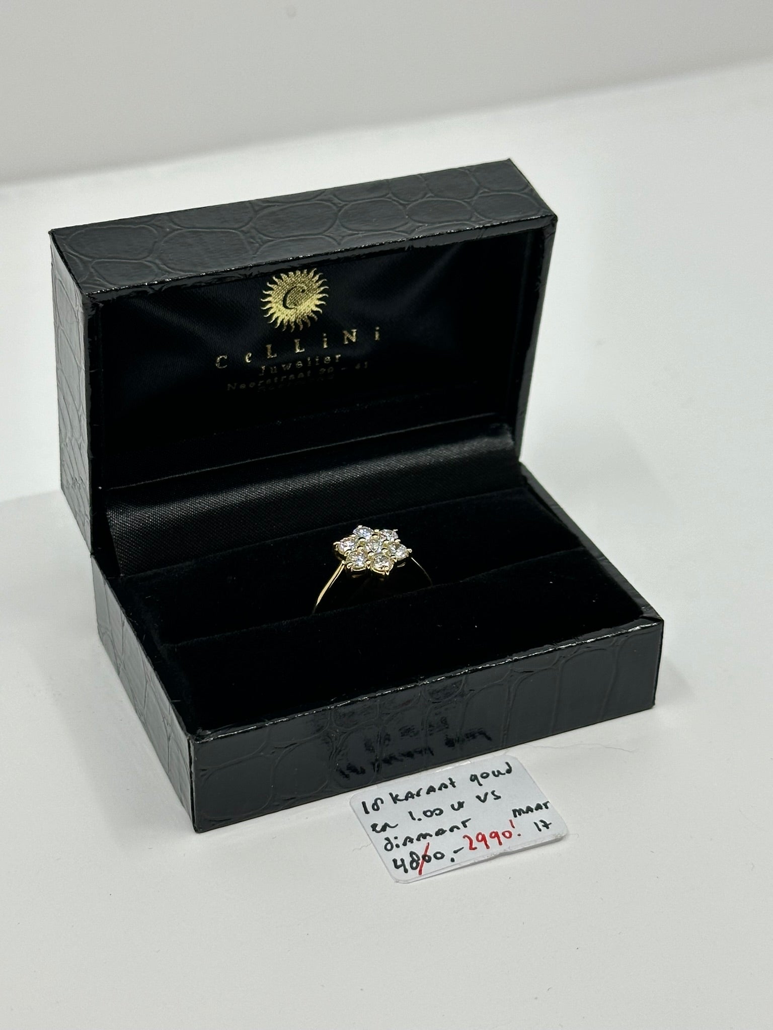 18 KARAAT GOUDEN RING MET 1.00CT DIAMANT