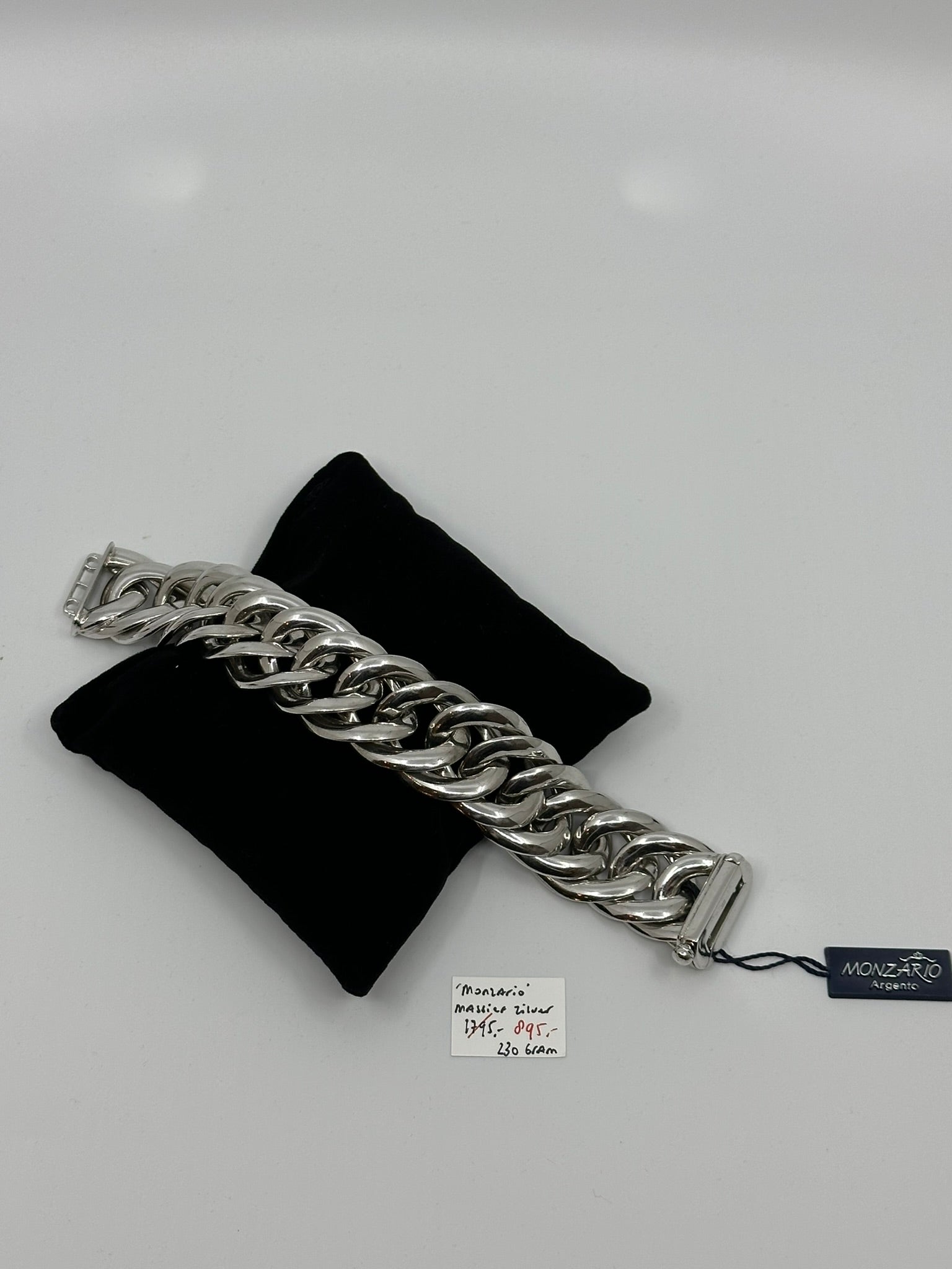 ZILVEREN ARMBAND 230GR, MONZARIO