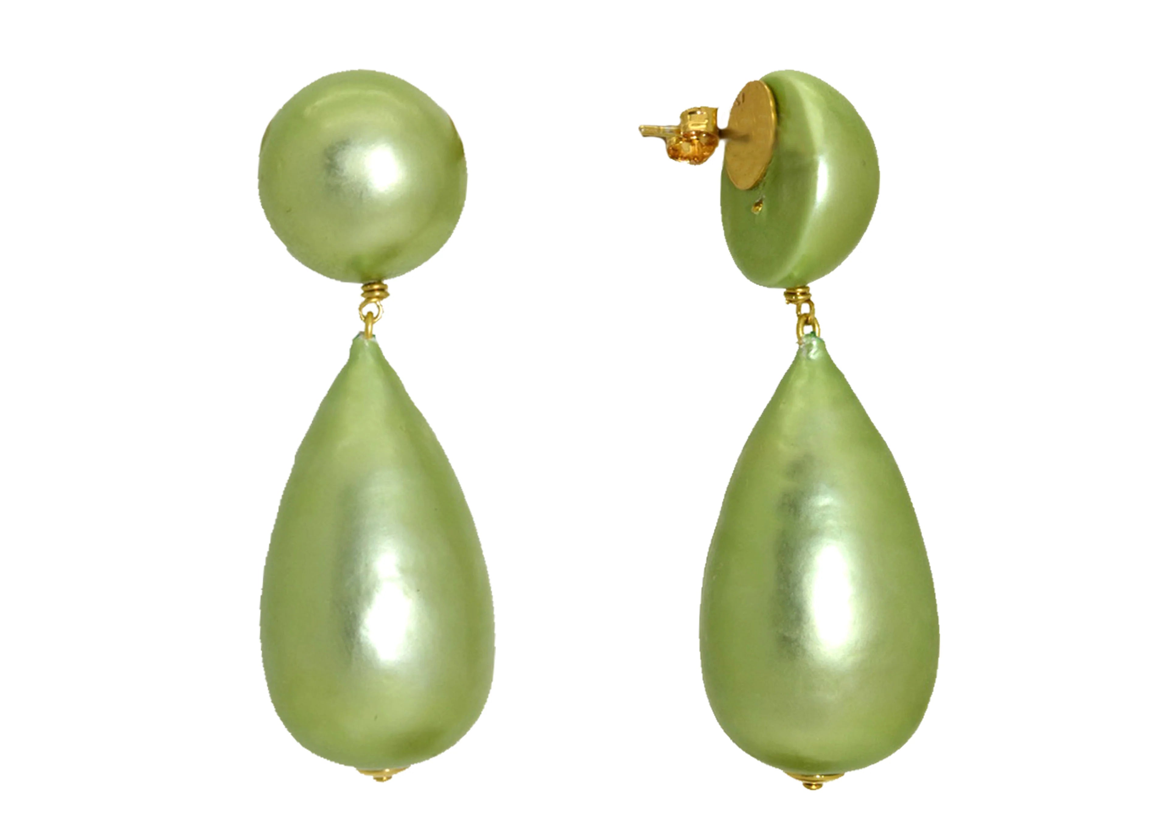 Light Green Cotton Pearls Resin "Miccy's"