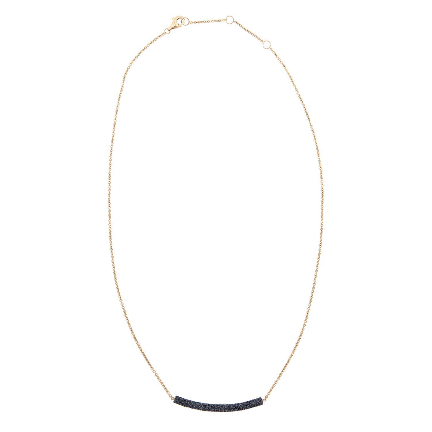 ROSE GOLD NECKLACE WITH Elongated ELEMENT
