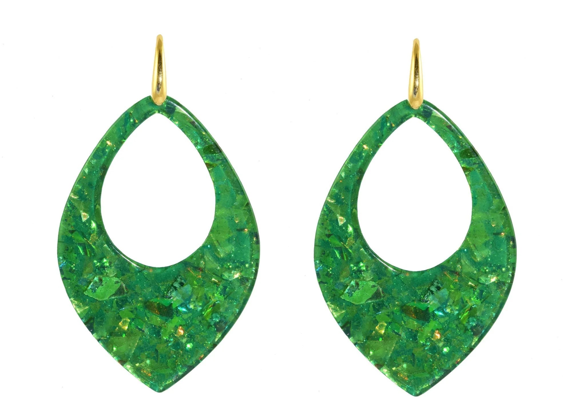Green Sequin Drops "Miccy's"
