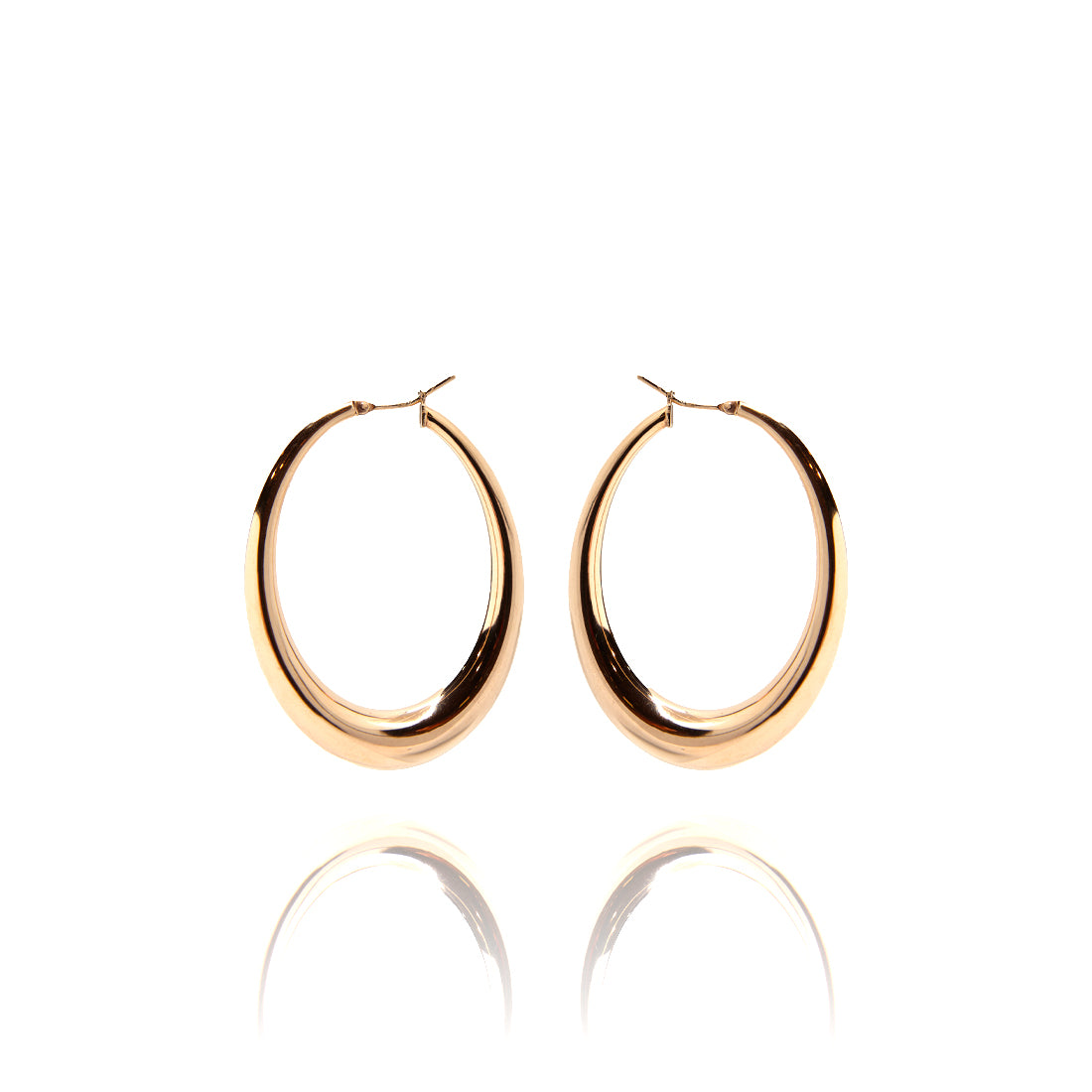 Rose gold earrings 