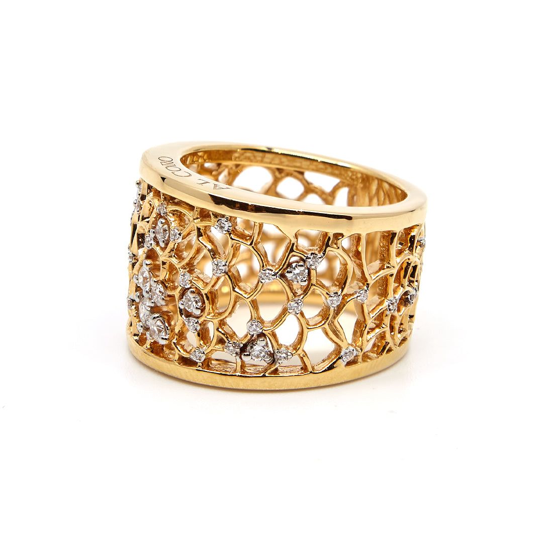 Roségouden ring met diamant ''Amalfi''
