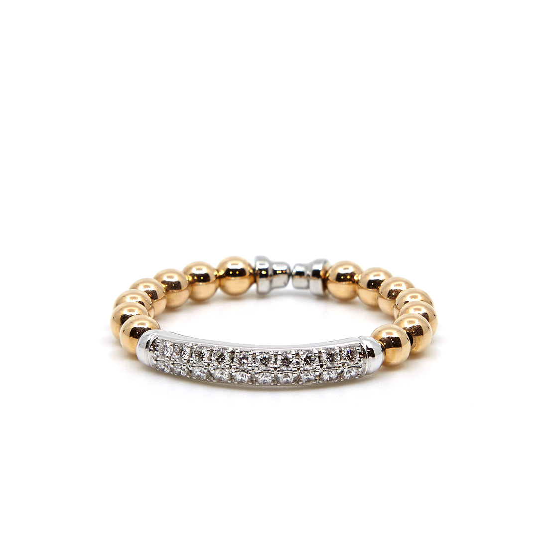 Rose gold ring with diamond ''Palladio''