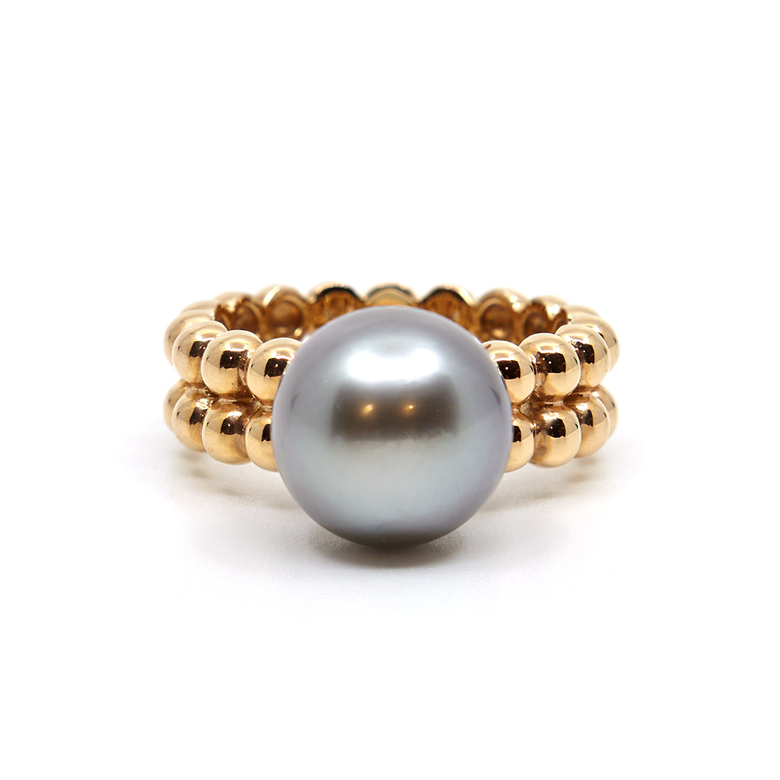 Rose gold ring with tahiti pearl
