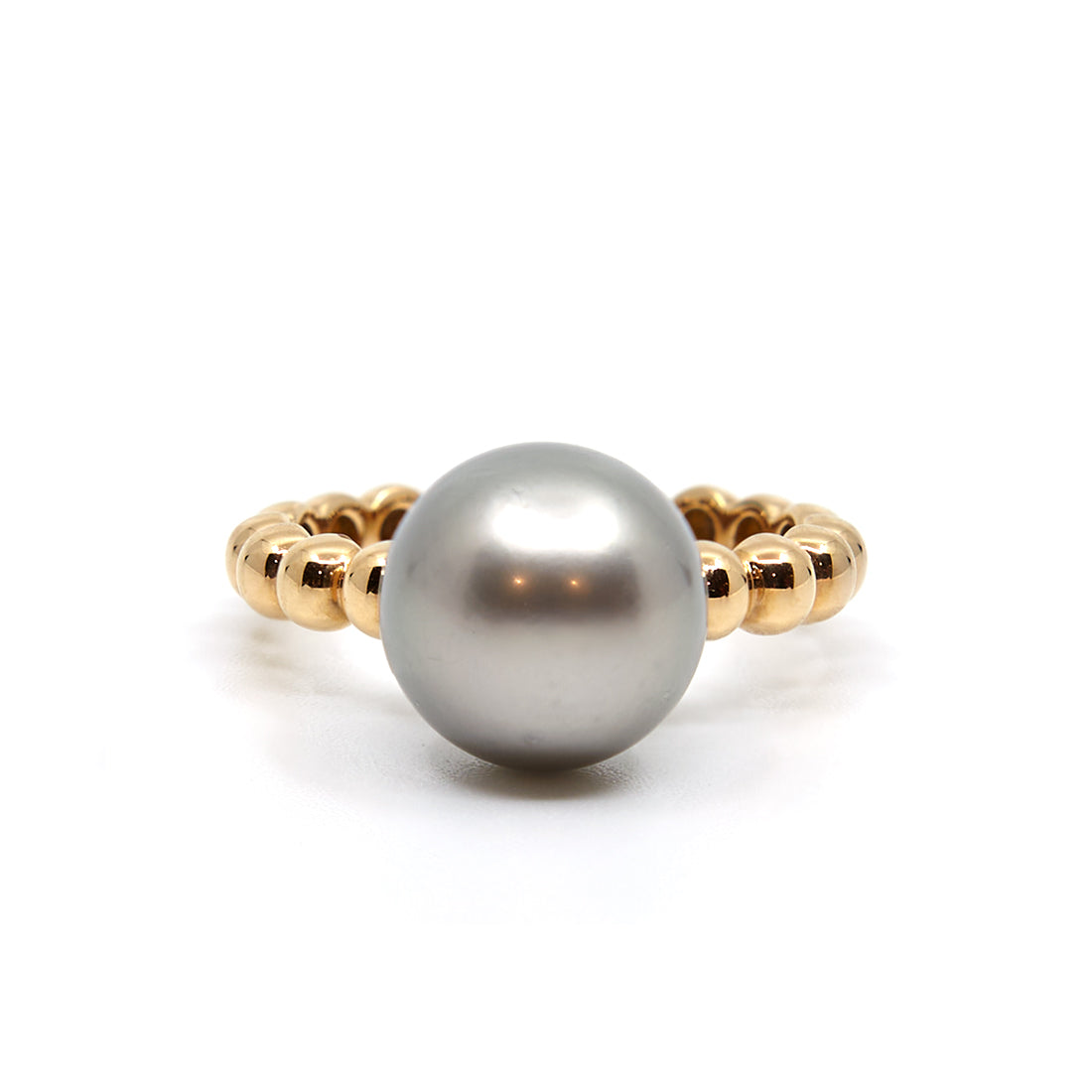 Rose gold ring with tahiti pearl 
